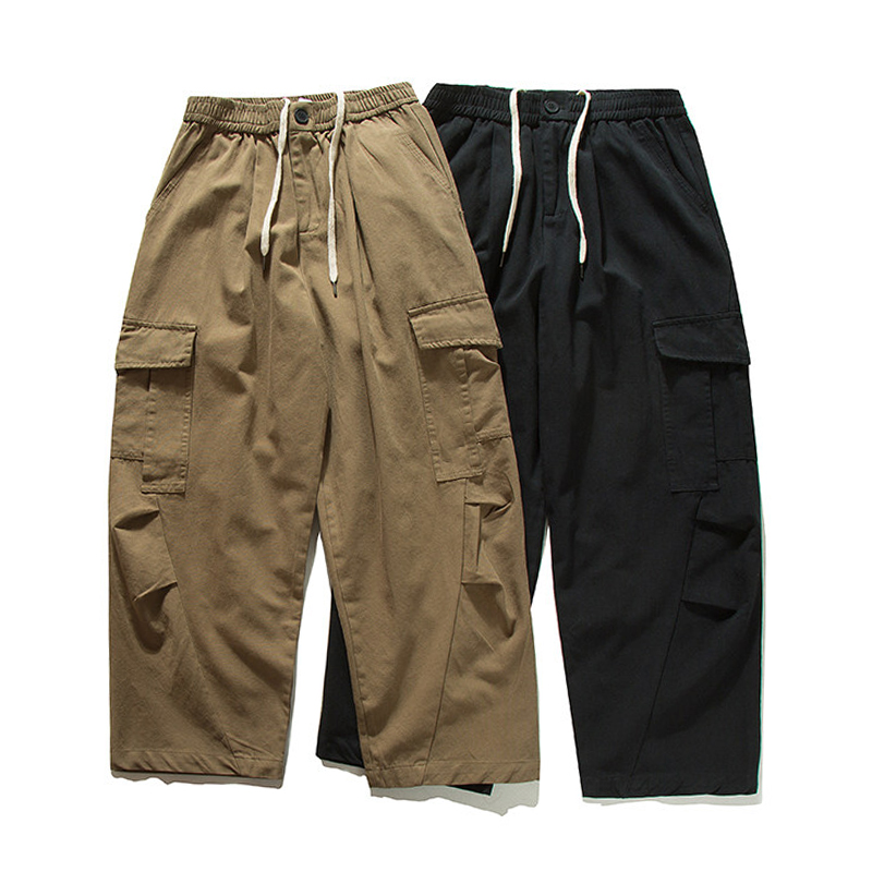 Cargo Pant Wide - Men Streetwear Fashion Vintage Loose Casual