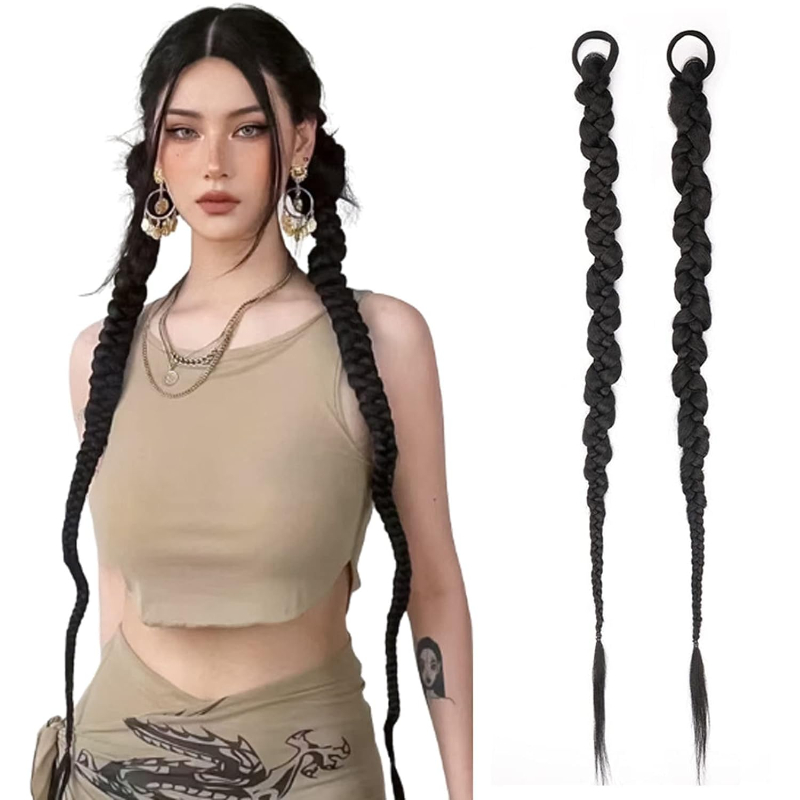 Street Fashion Girls - Fashion Braided Ponytail Hair Extensions with