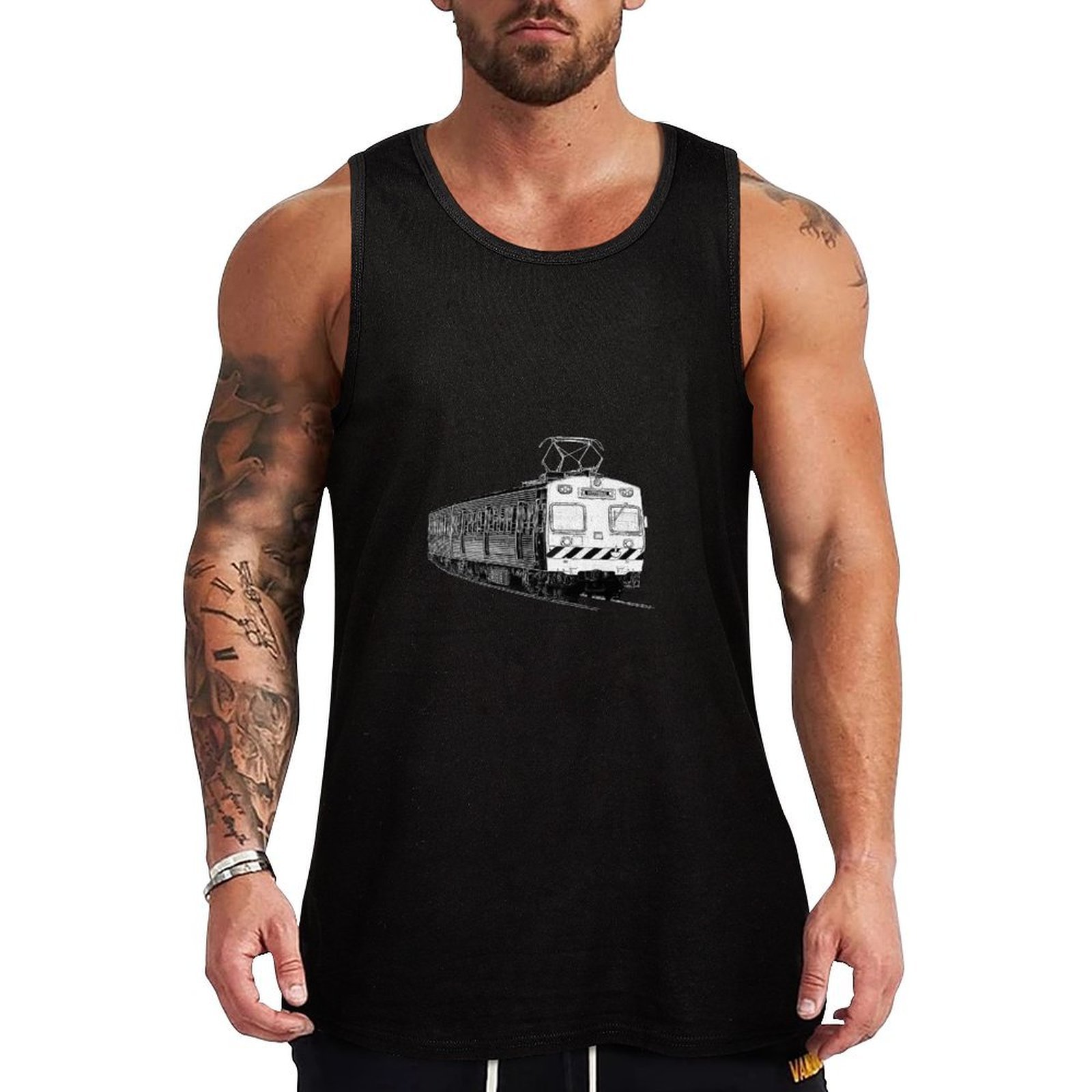 Street Fashion Urban - Melbourne Hitachi train Tank Top Street