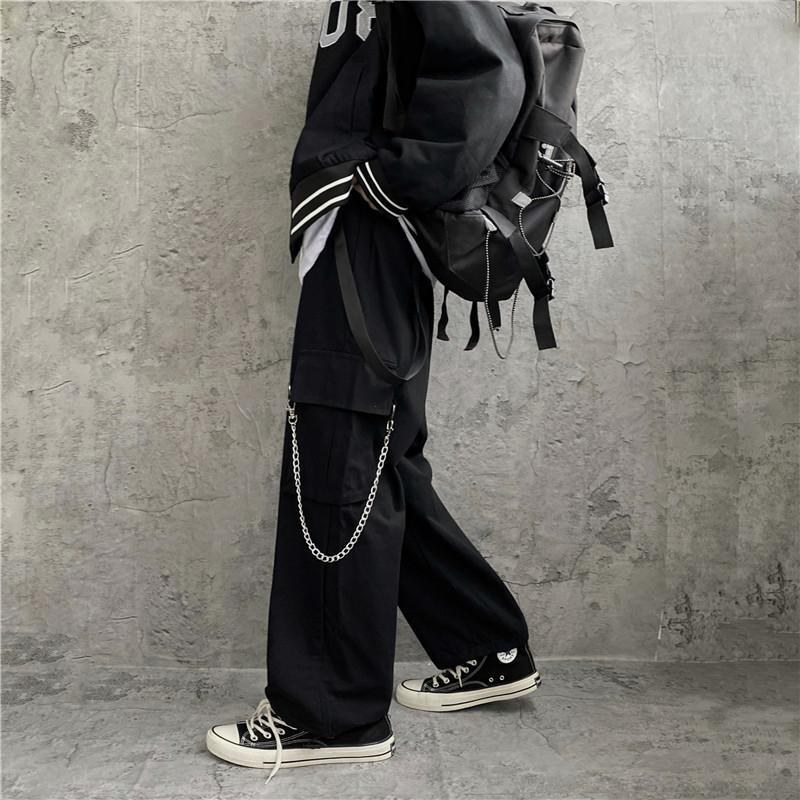 Cargo Pant Wide - Korean Style High Street Cargo Pants