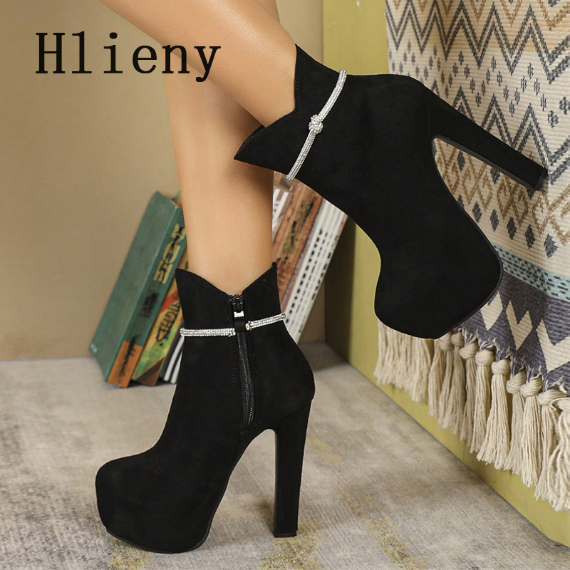 Street Fashion Female - Hlieny Fashion Platform Ankel Boots Women