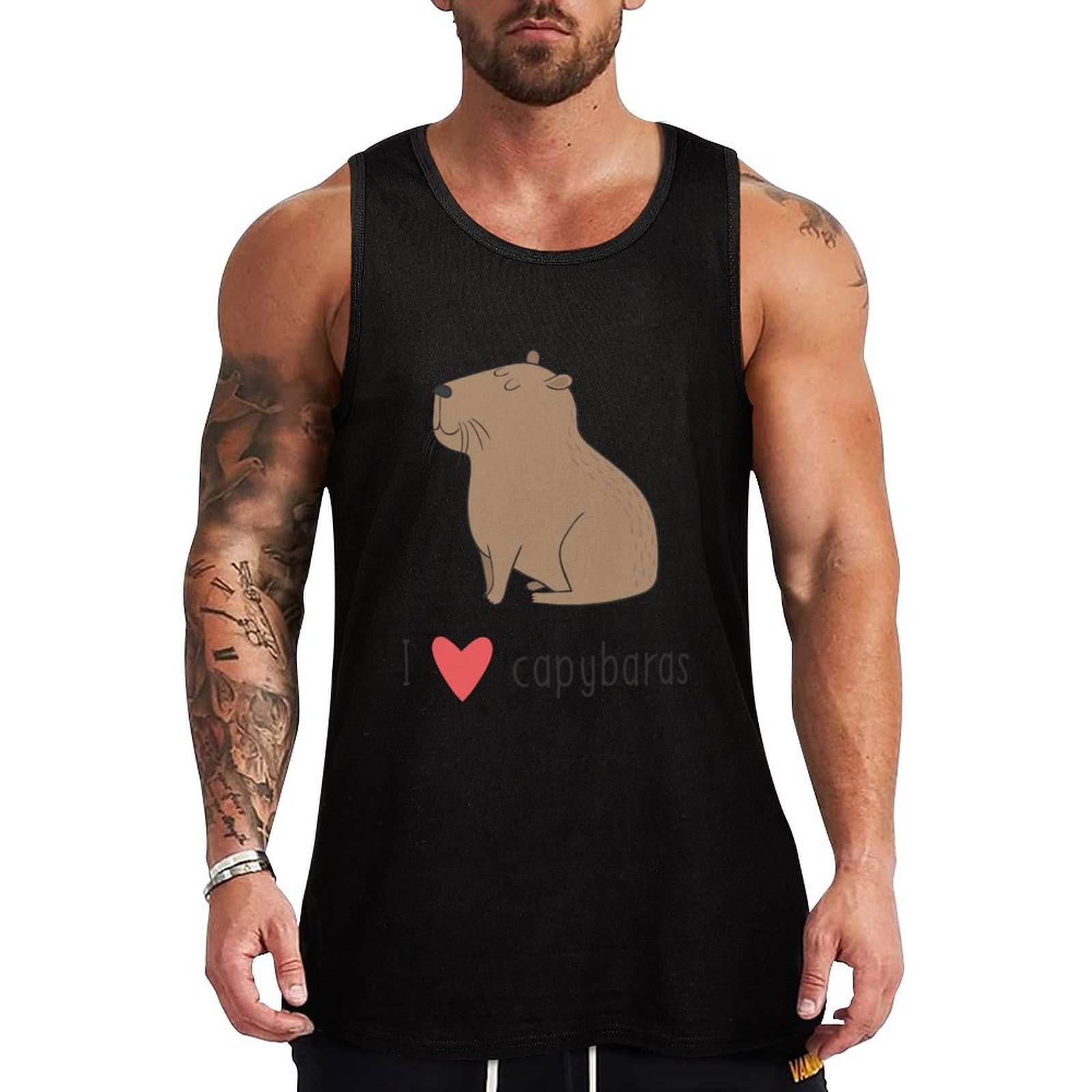 Street Fashion Urban - I Love Capybaras Shirt - Cute