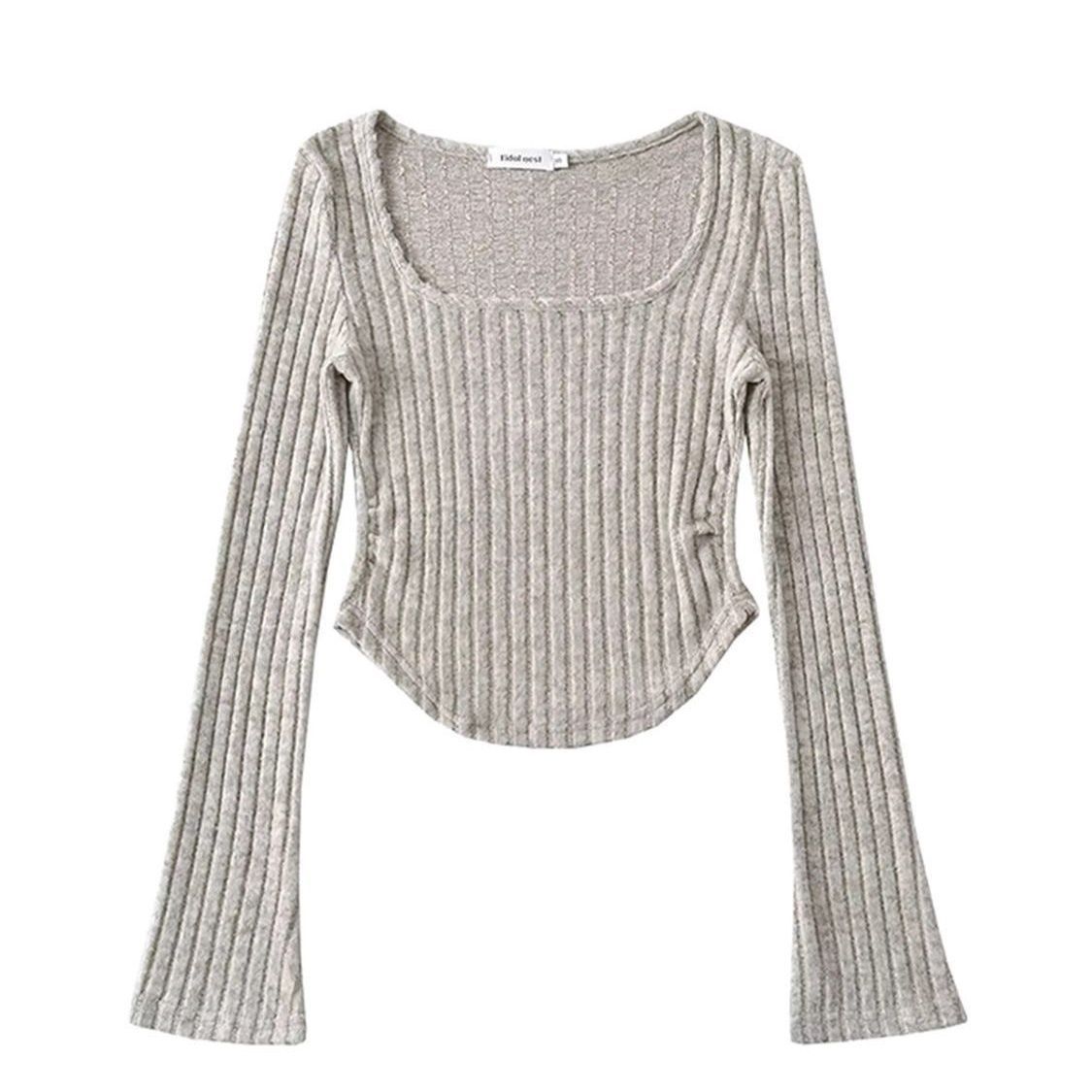 Street Fashion Urban - Sweaters Jumpers Pullovers Women American Rolled