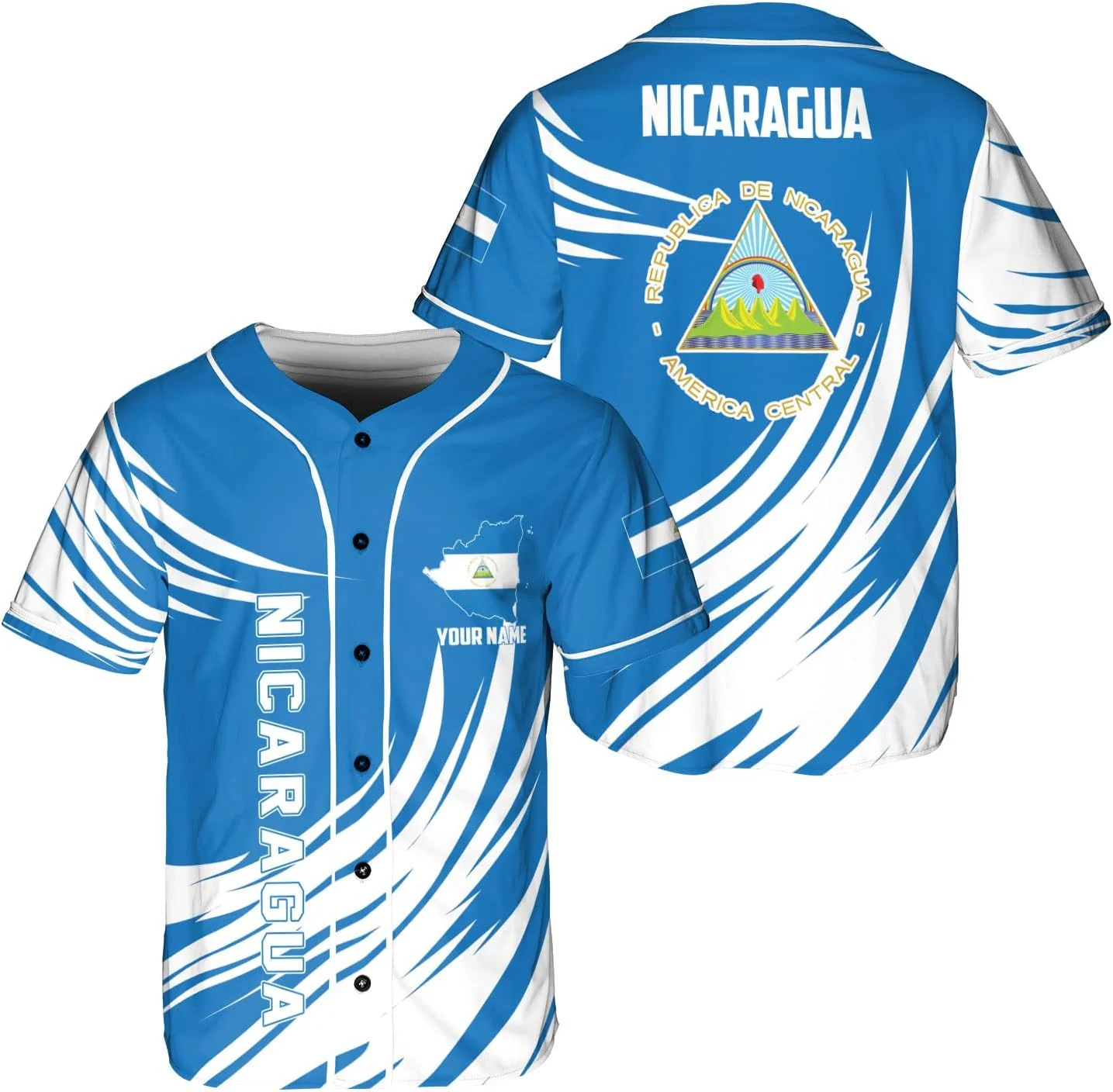 Personalized Name Nicaragua De - Street Fashion Jersey review and price