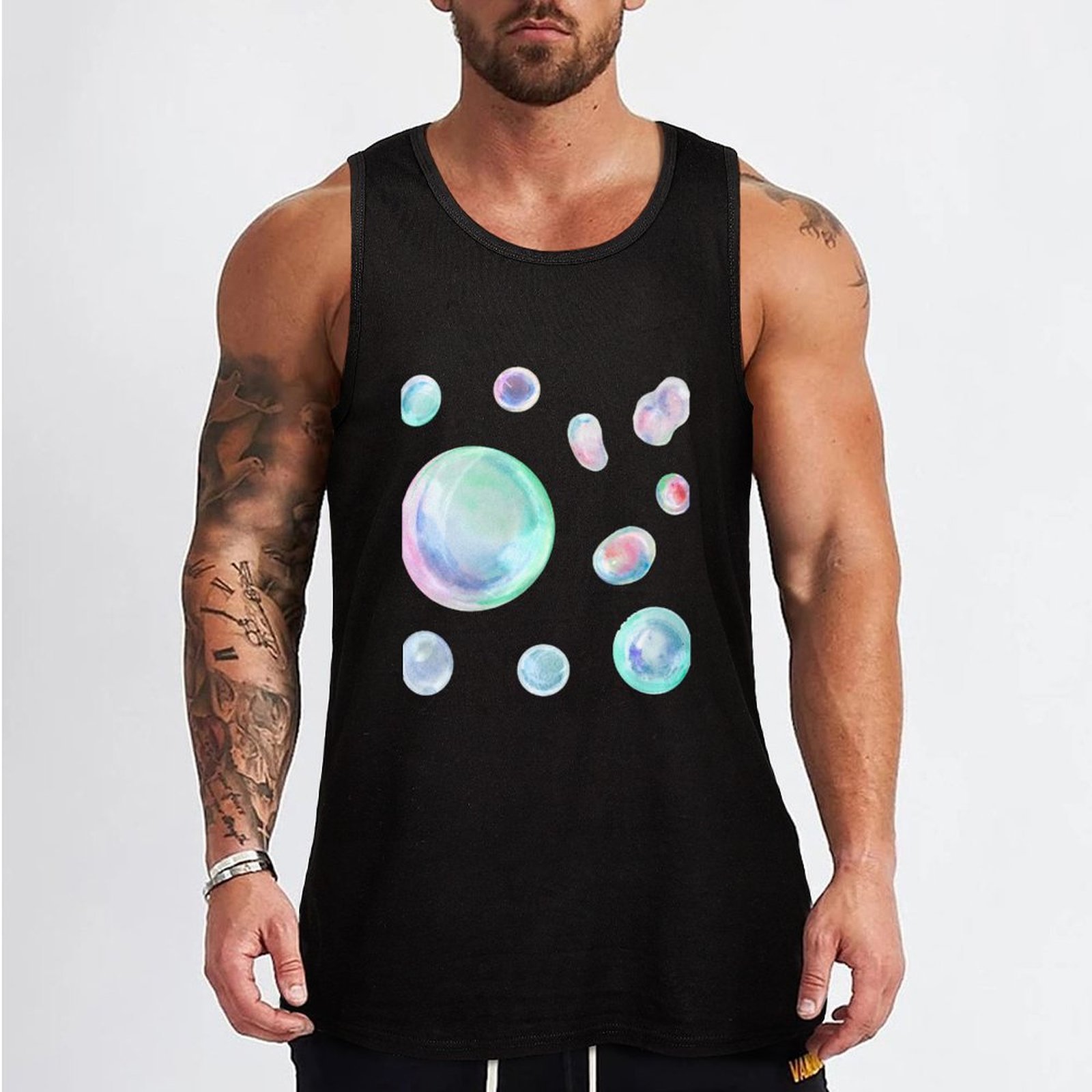 Watercolor soap bubbles Tank T - Street Fashion Urban review and price