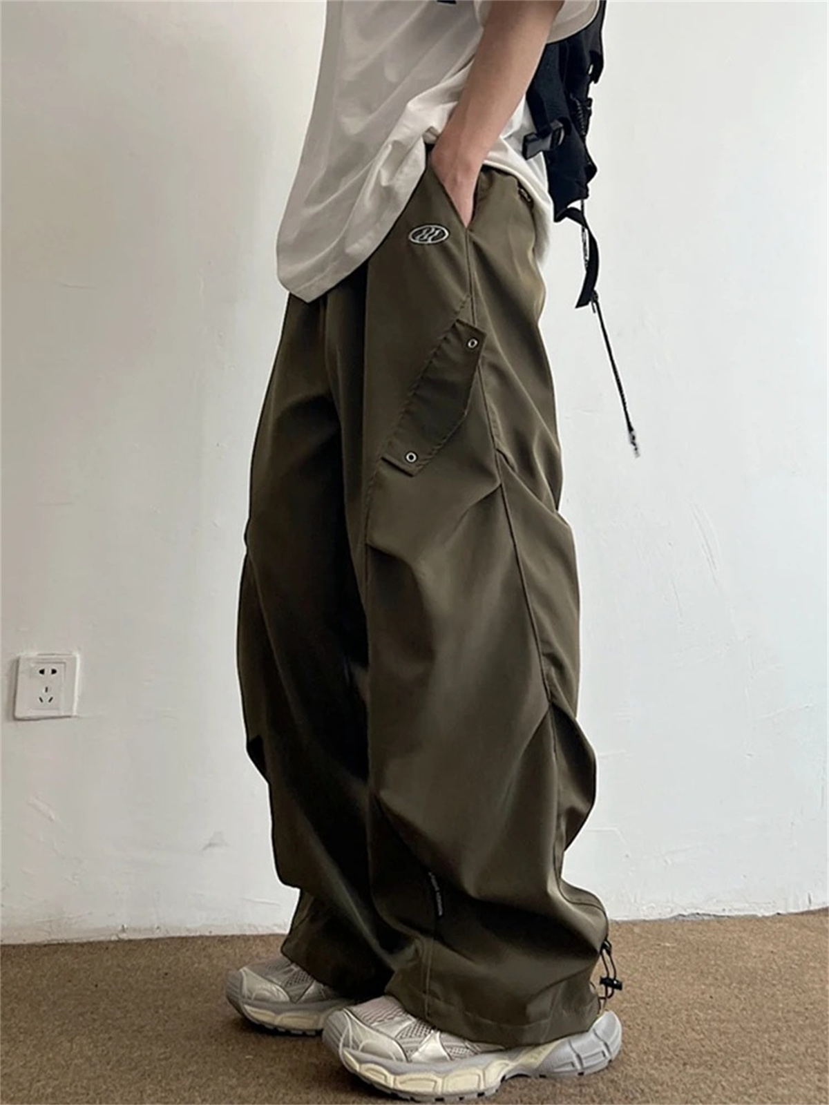 Black Cartoon Cargo Pants Men  - Cargo Pant Wide review and price