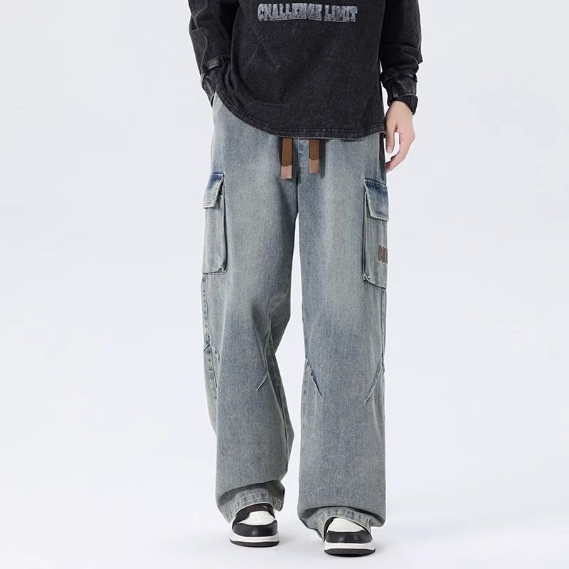 Men Wide Leg Cargo Jeans Vinta - Cargo Pant Wide review and price