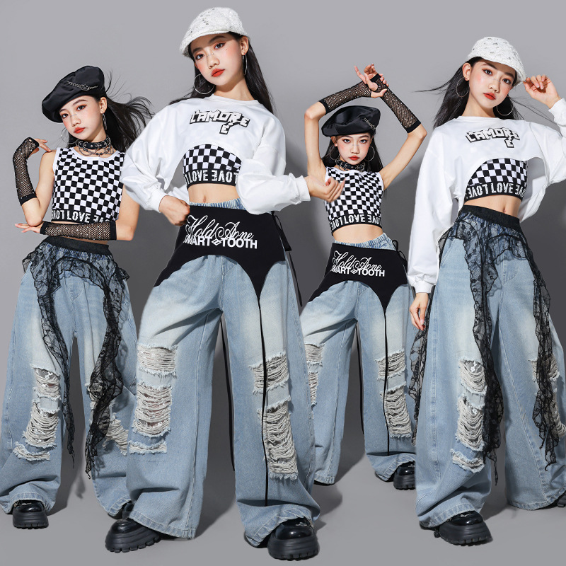 Hip Hop Girls Fashion K-pop Cr - Street Fashion Kpop review and price