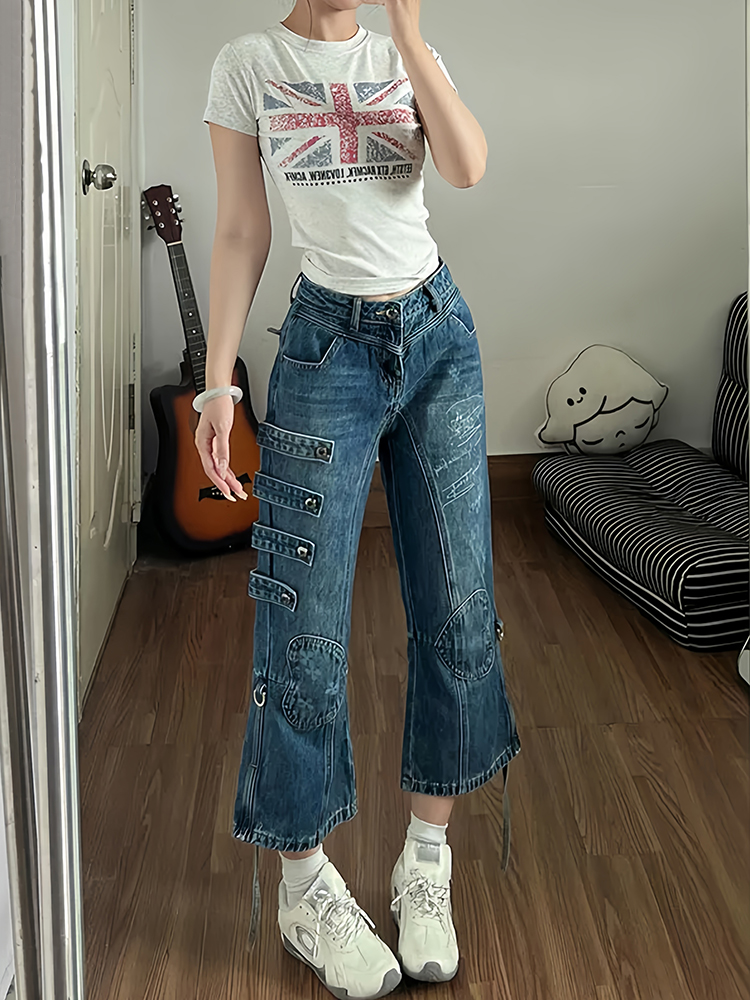 ReddaChic Women's Graffiti Pri - Cargo Pant Wide review and price