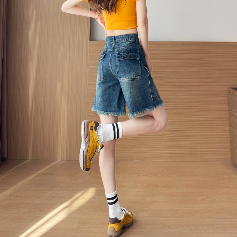 Women's Shorts Jorts High Wais - Cargo Pant Wide review and price