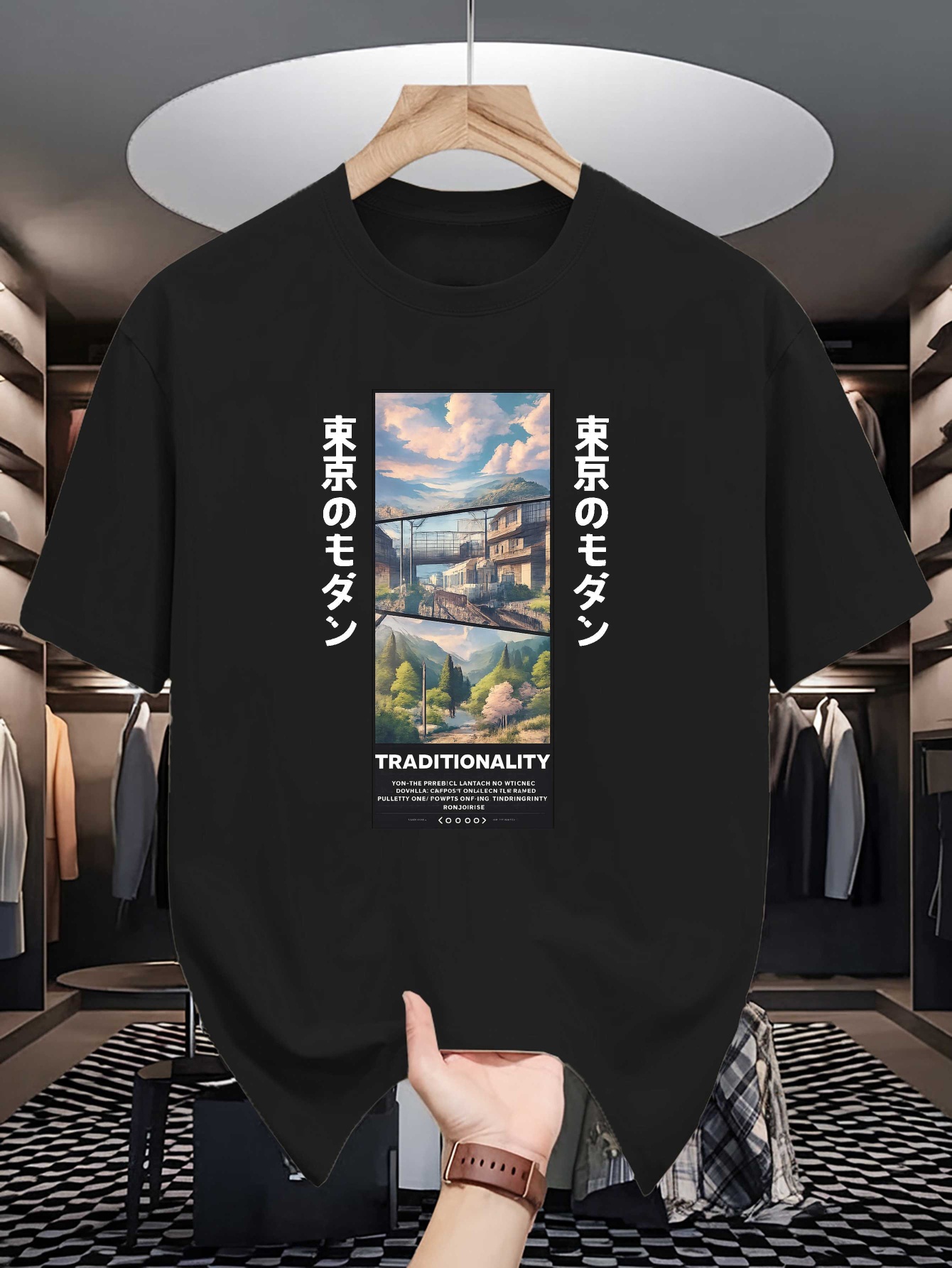 Men Soft Cotton Tee Tokyo Japa - Street Fashion Tokyo review and price