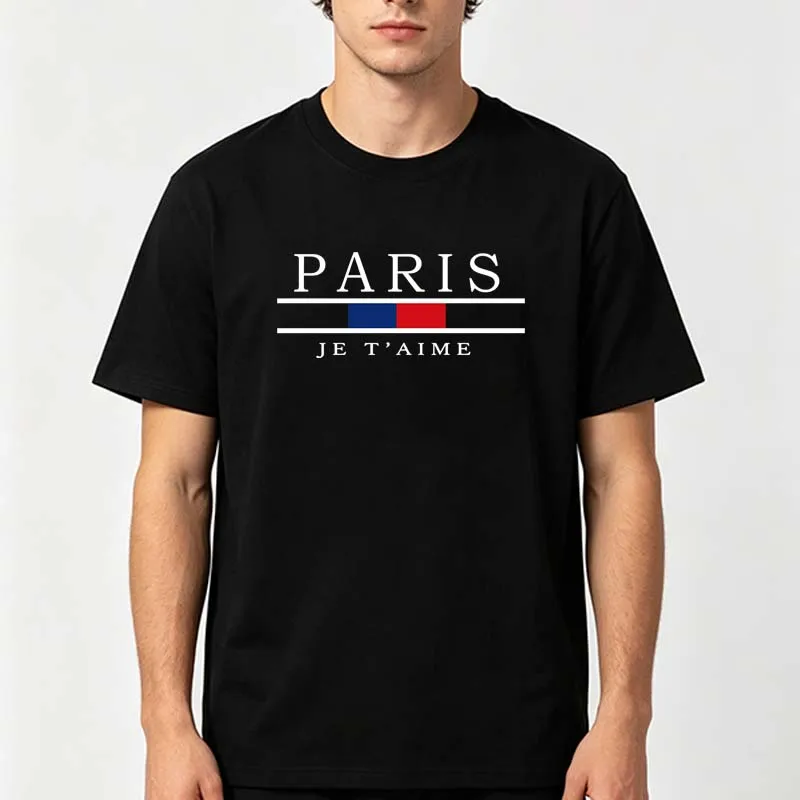 Paris Graphic Print T-shirts M - Street Fashion Paris review and price