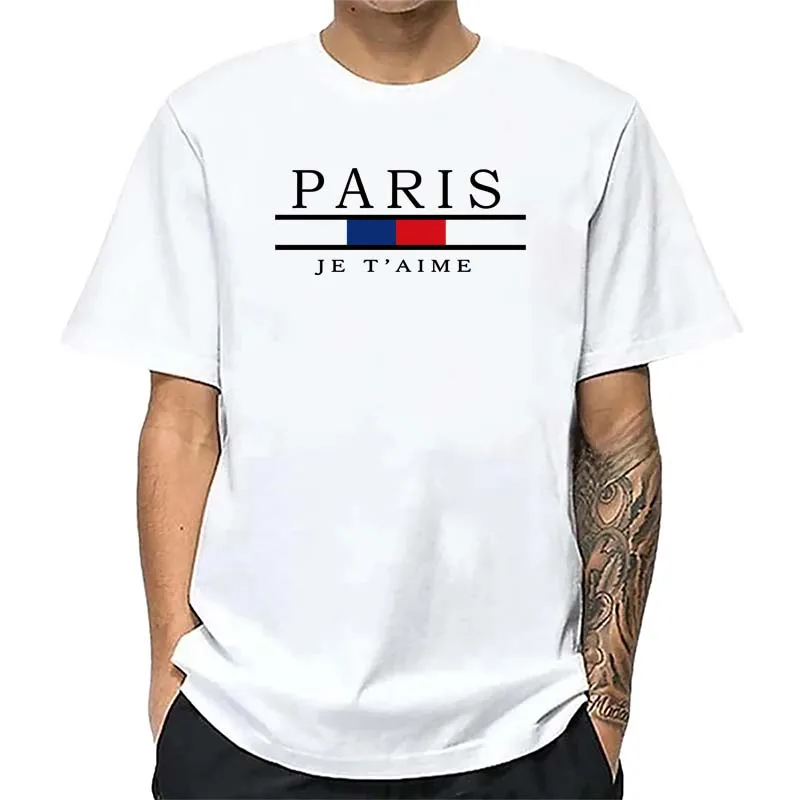 Paris Graphic Print T-shirts M - Street Fashion Paris review and price
