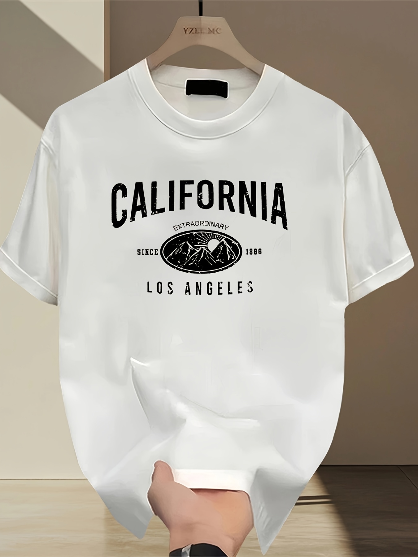 California Letter T-shirt Roun - Street Fashion California review and price