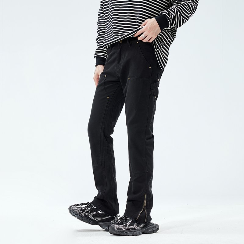 High Street Zipper Cargo Pants - Street Fashion Vibes review and price