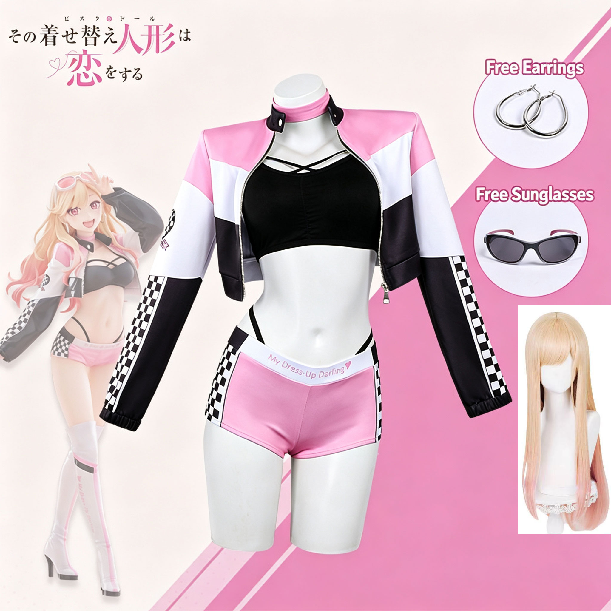 Anime My Dress Up Darling Wig  - Street Fashion Female review and price