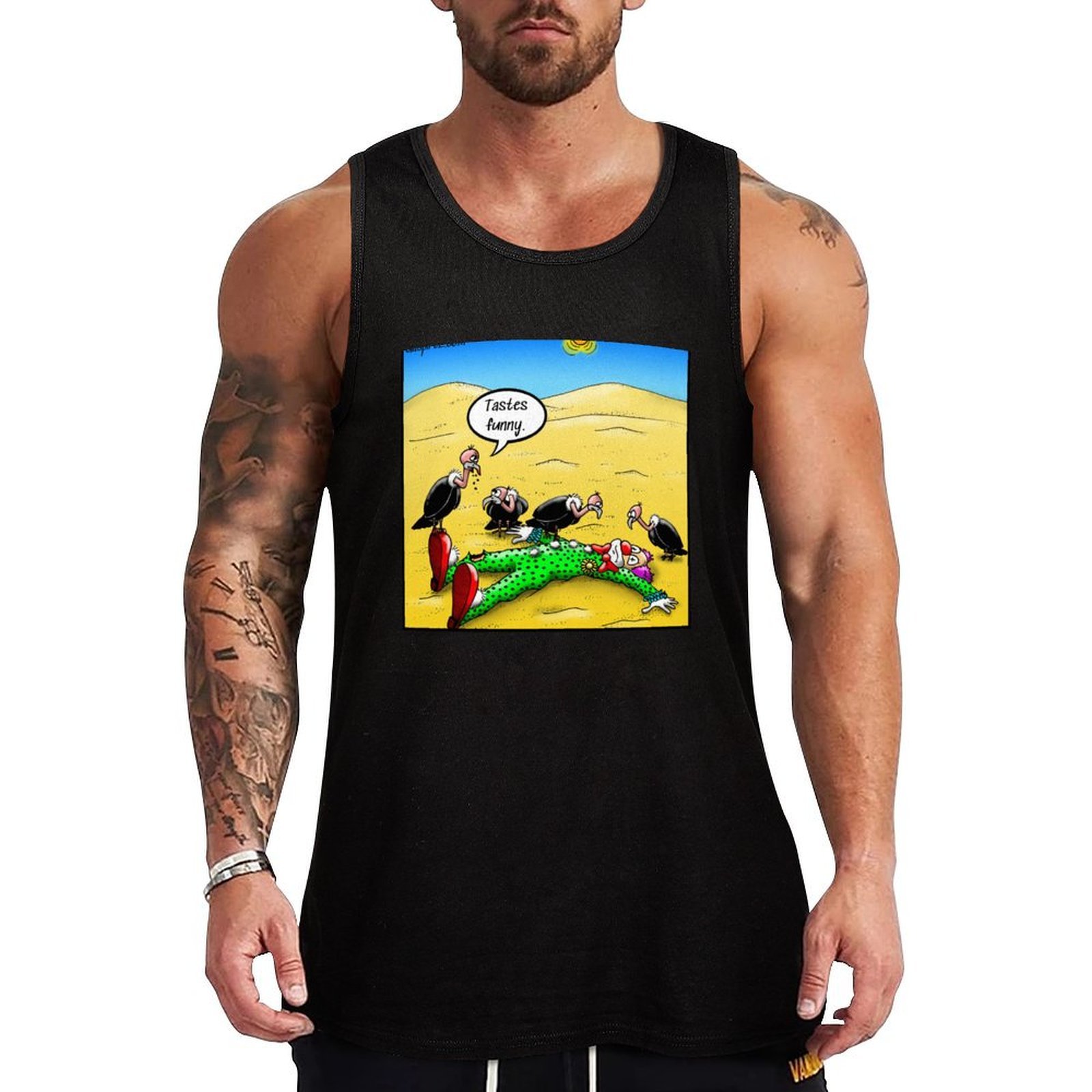 Dead Clown Tastes Funny Tank T - Street Fashion Urban review and price