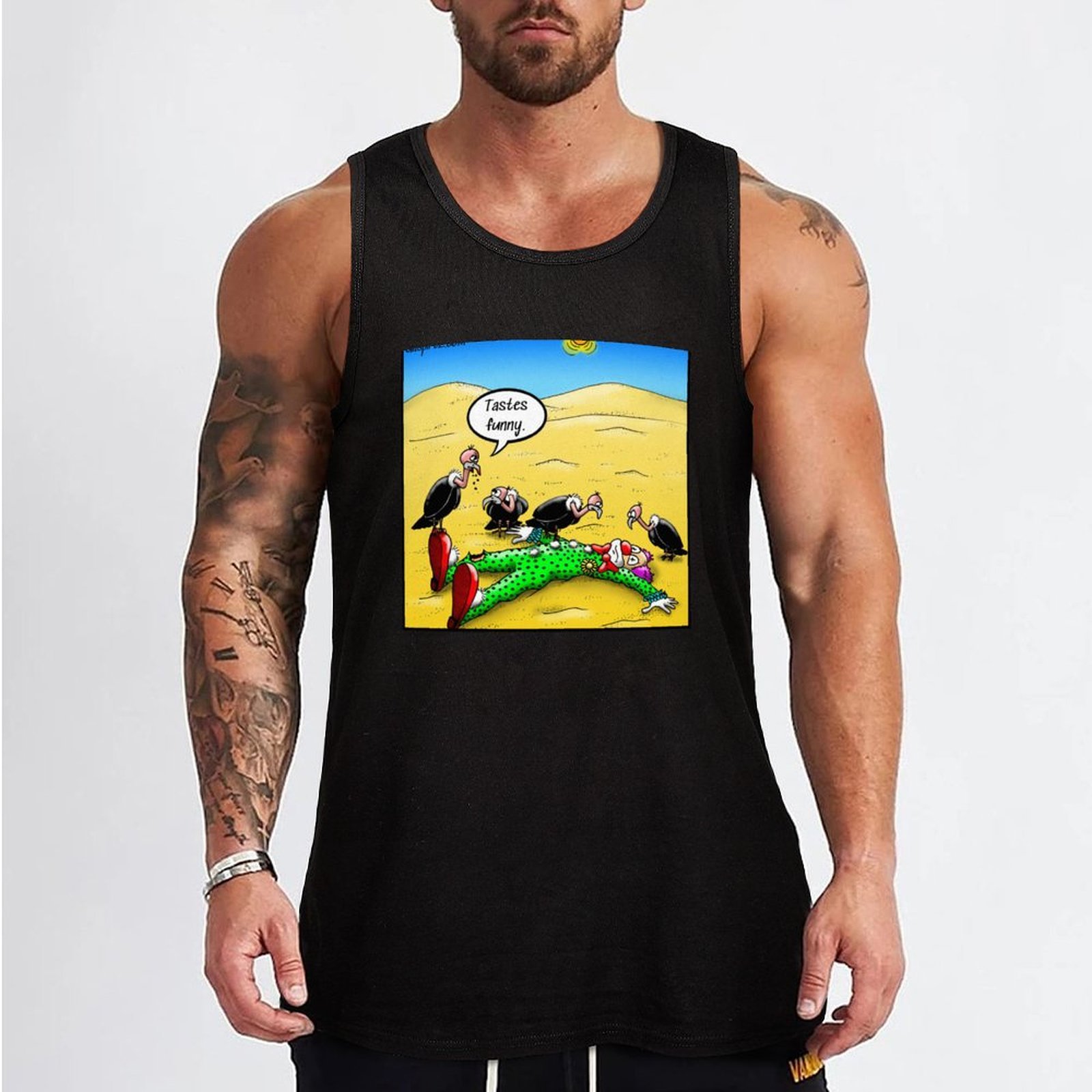 Dead Clown Tastes Funny Tank T - Street Fashion Urban review and price