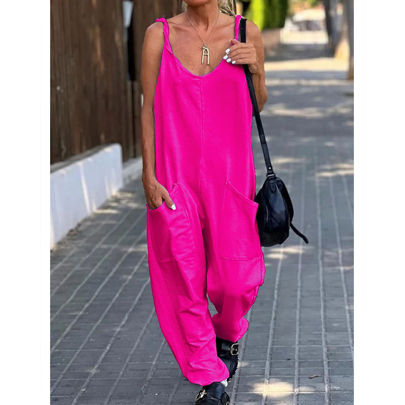 Jumpsuit Women's Solid Color L - Street Fashion England review and price