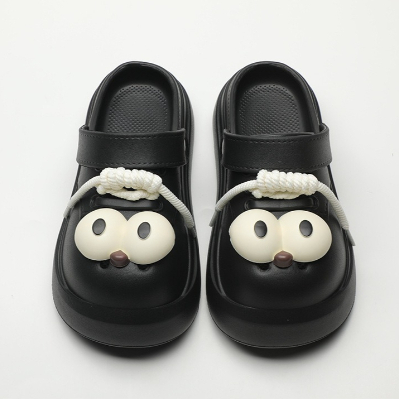 Cute DIY Big Eyes Fashion Clog - Street Fashion Girls review and price