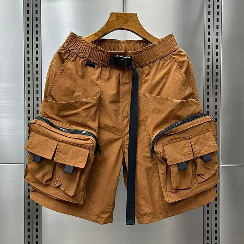Solid Mens Cargo Shorts Loose  - Cargo Pant Wide review and price