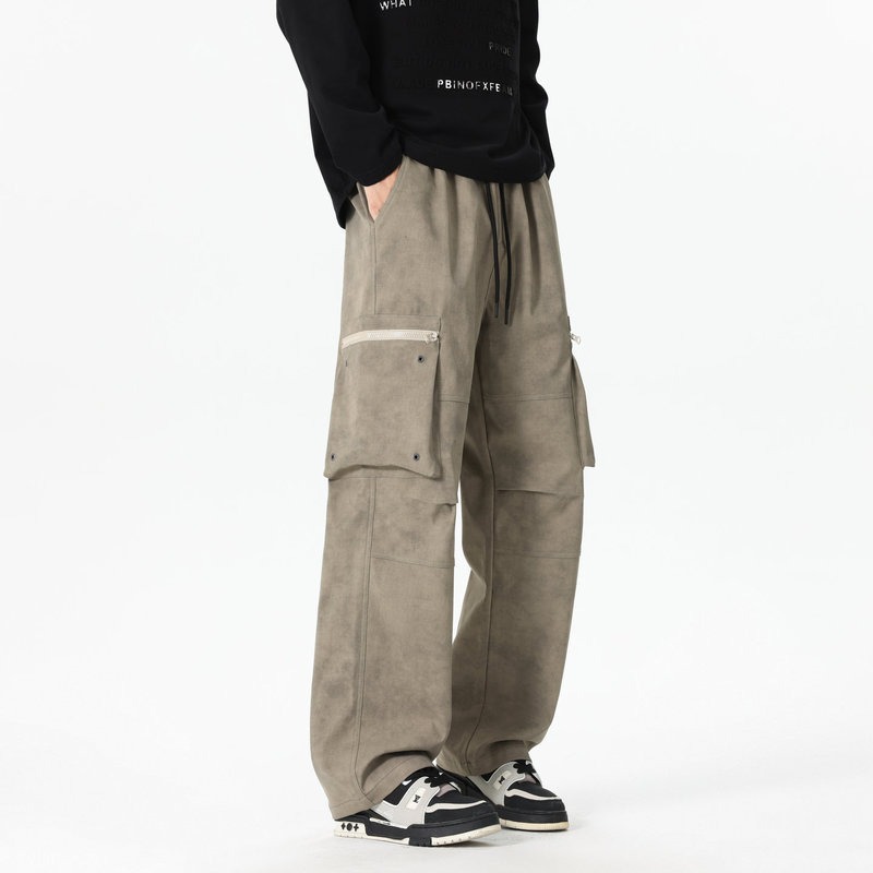 Men's Elastic High-waist Pocke - Cargo Pant Wide review and price