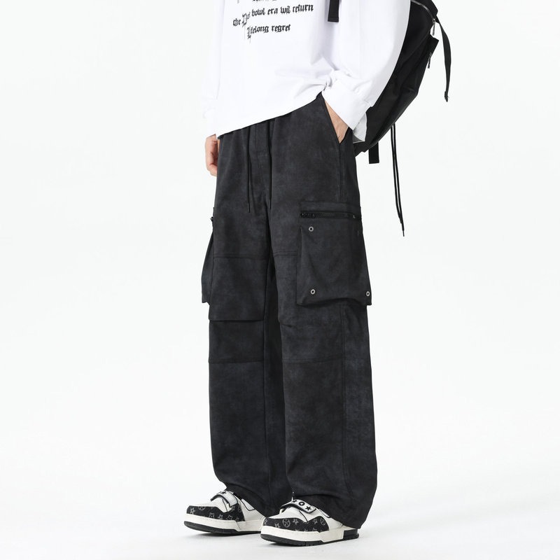 Men's Elastic High-waist Pocke - Cargo Pant Wide review and price