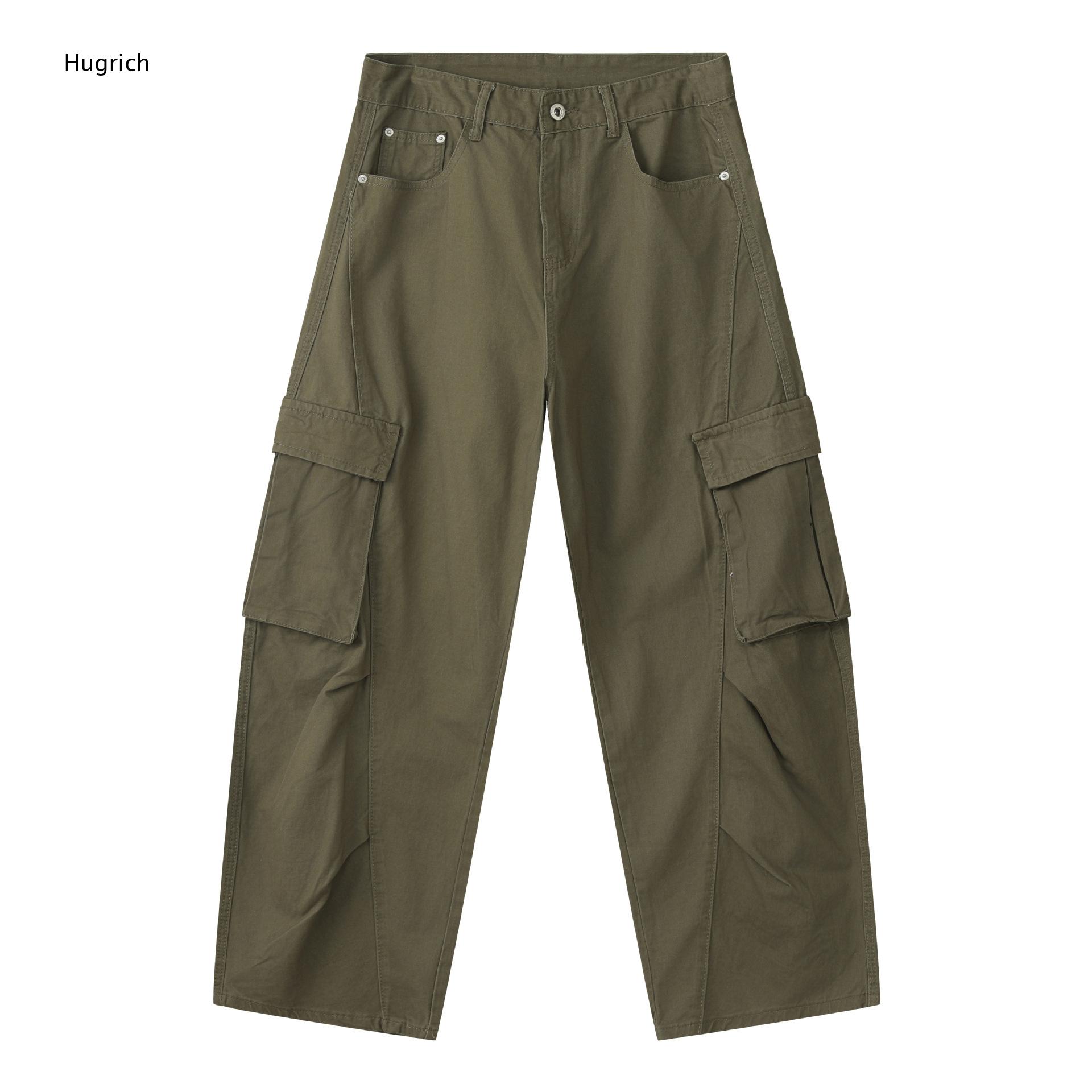 Men Army Green Big Flap Side P - Cargo Pant Wide review and price
