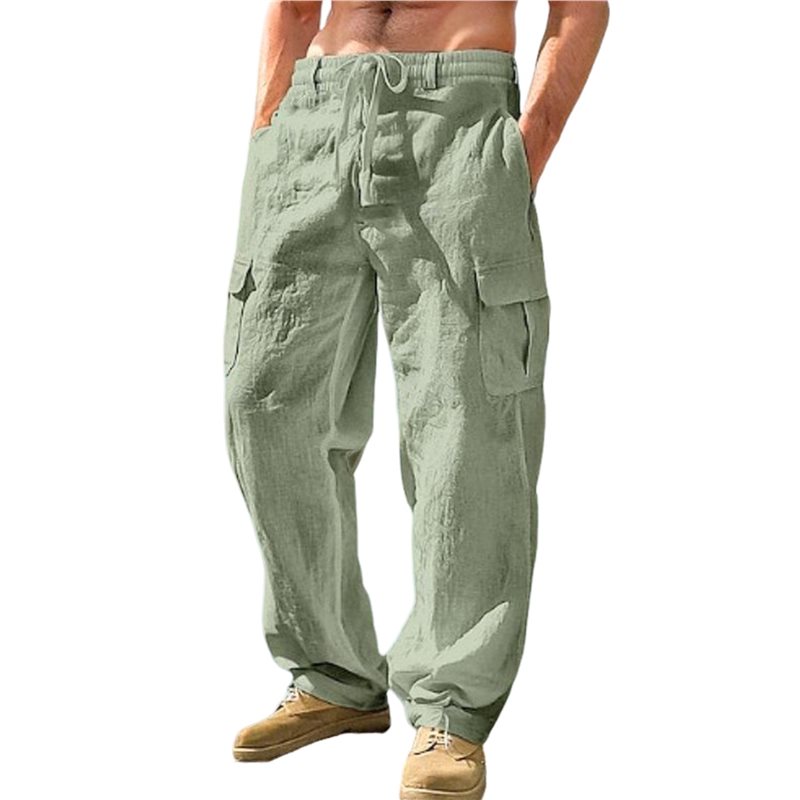 NEW-Men's Drawstring Waist Wid - Cargo Pant Wide review and price