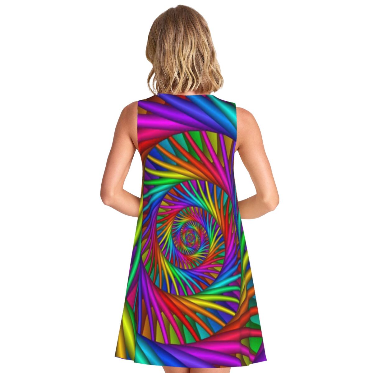 Rainbow Psychedelic Spiral Fra - Queen Street Fashion review and price