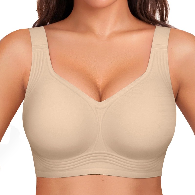 Plus Size Wireless Jelly Bra W - Street Fashion Female review and price