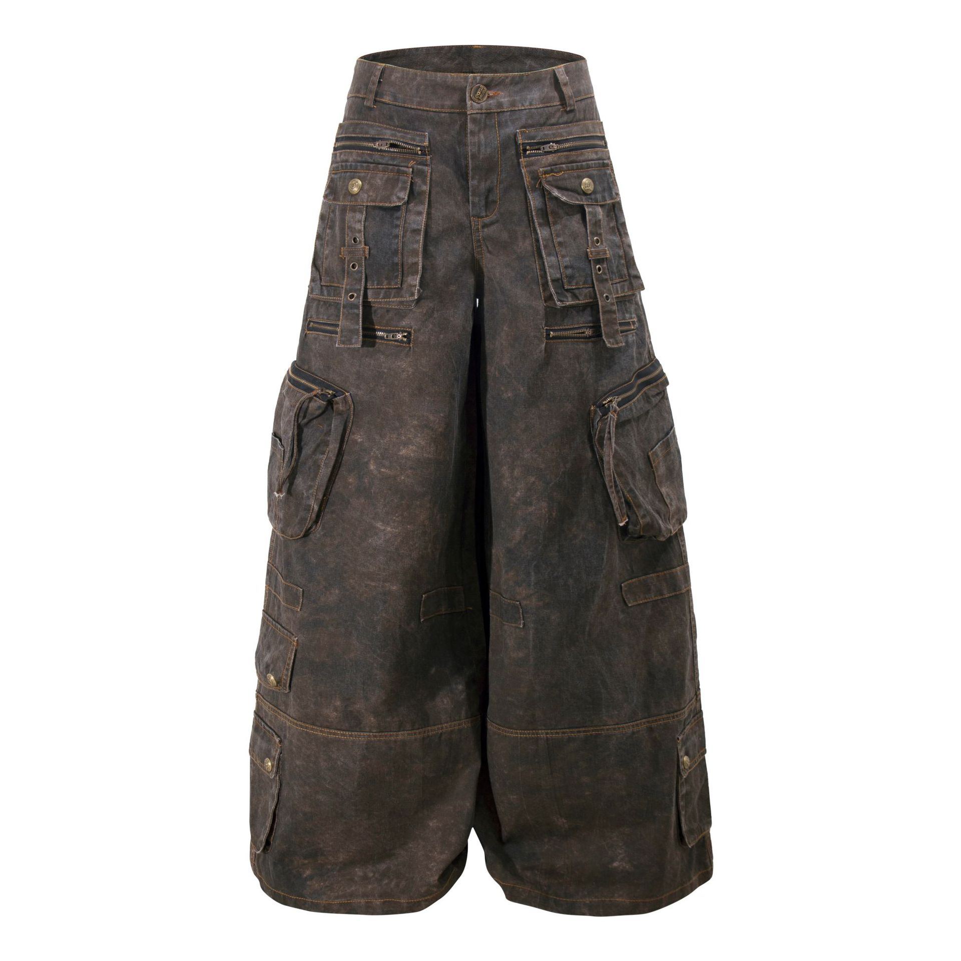 Grunge Techwear Wide Leg Cargo - Cargo Pant Wide review and price