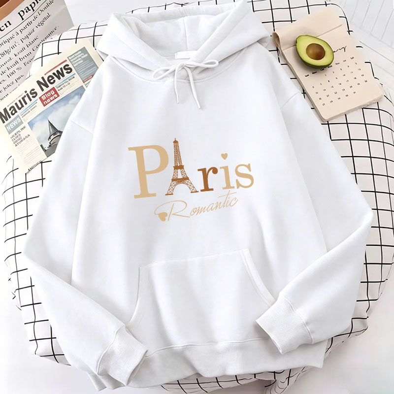 Fashion Paris Letter Print Hoo - Street Fashion Paris review and price
