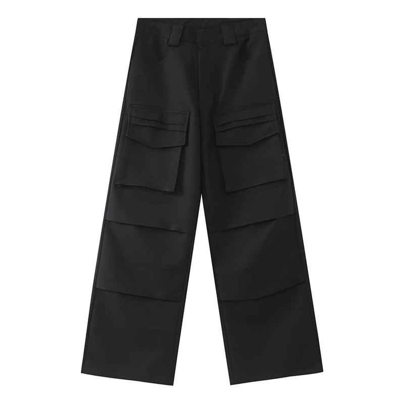 Vintage Cargo Pants Men Solid  - Cargo Pant Wide review and price