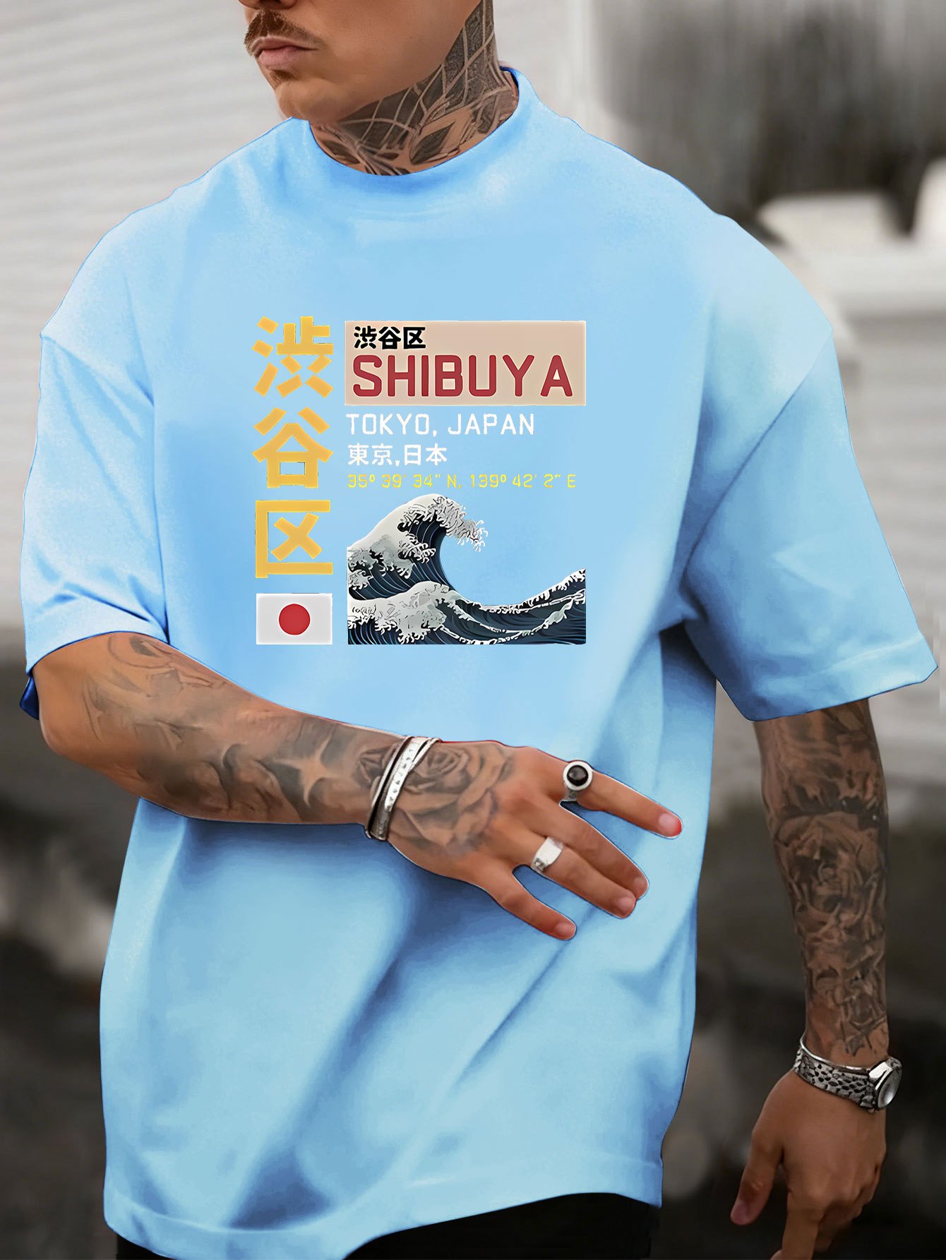 New Men's Tokyo Shibuya Printe - Street Fashion Tokyo review and price