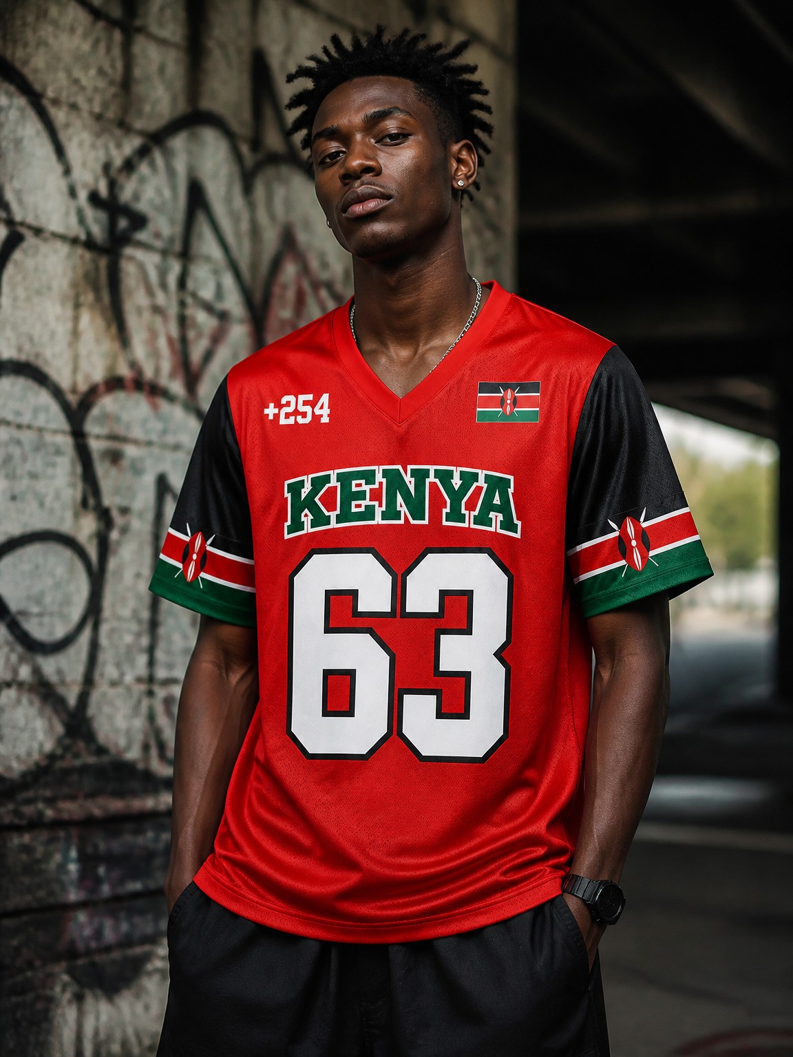 Men's Short-Sleeve Hip Hop Str - Street Fashion Kenya review and price