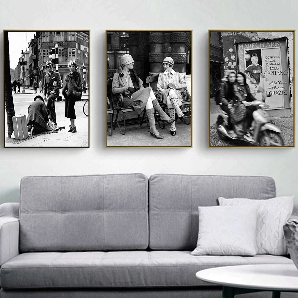 Fashion Black And White Vintag - Street Fashion Paris review and price