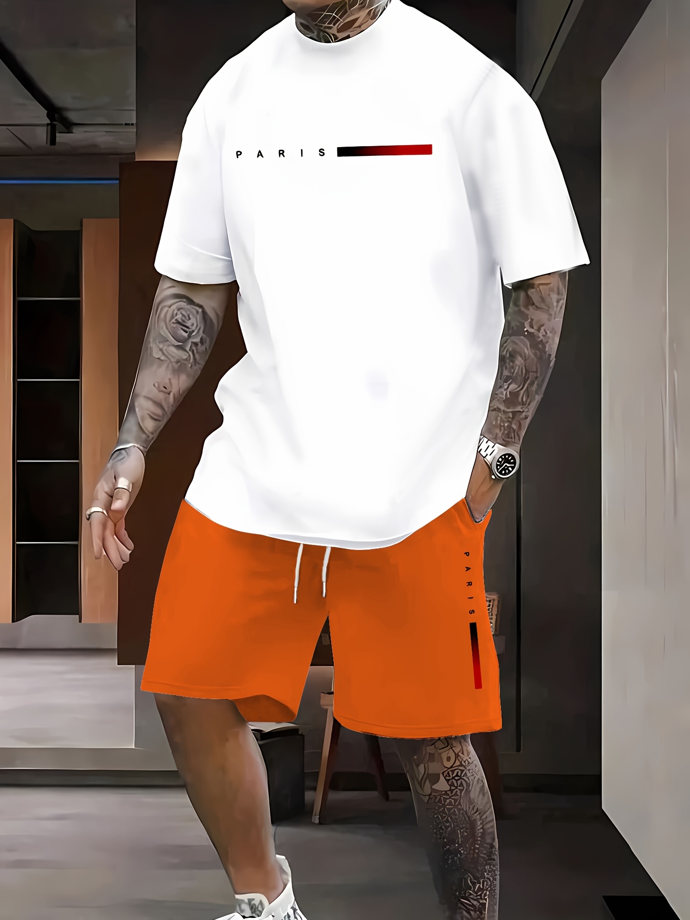 Paris Men's Casual Set Spring/ - Street Fashion Paris review and price