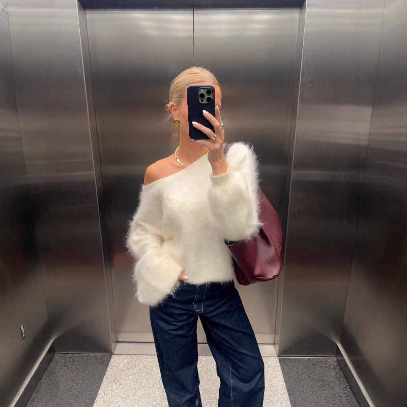 2025 Women Solid Off Shoulder  - Street Fashion England review and price