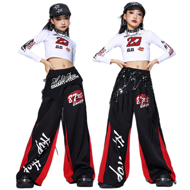 2025 Jazz Dance Clothes Girls  - Street Fashion Kpop review and price